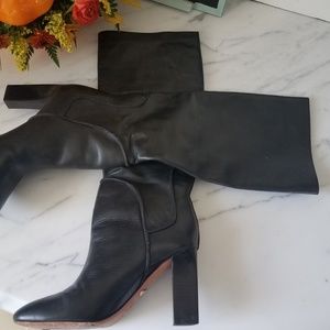 DVF black boots, size 6